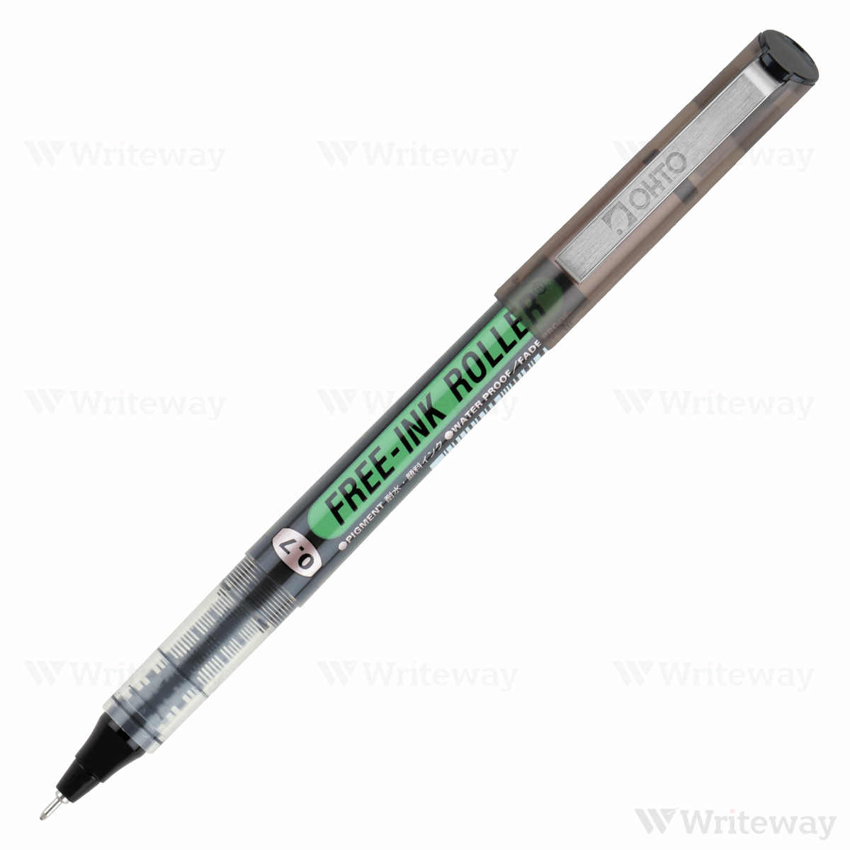 OHTO FREE INK NEEDLE 0.7mm BLACK  (PACK OF 12 PENS)